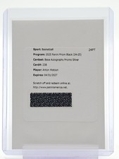 ANTON WATSON 2024-25 PRIZM BLACK ROOKIE AUTO PRIZMS SILVER #238 REDEMPTION Q6846