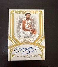 2024-25 Panini Flawless Karl-Anthony Towns Distinguishe Gold Auto #3/10 DAU-KAT
