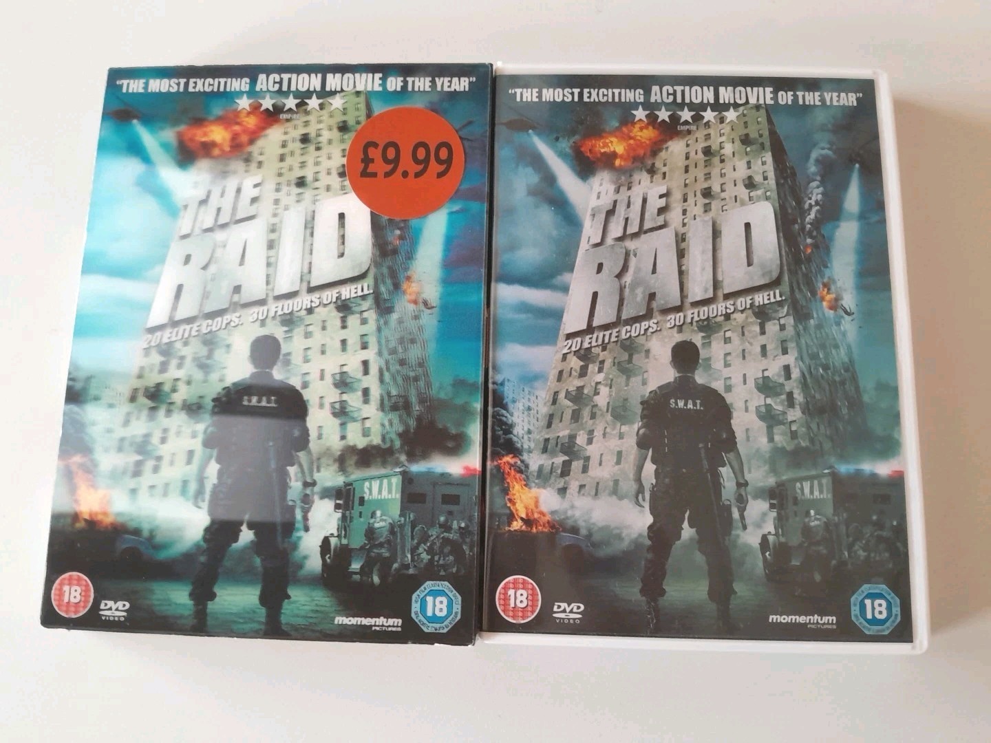 The Raid (DVD, 2012) With Holographic Slipcover. Iko Uwais, Pierre Gruno.