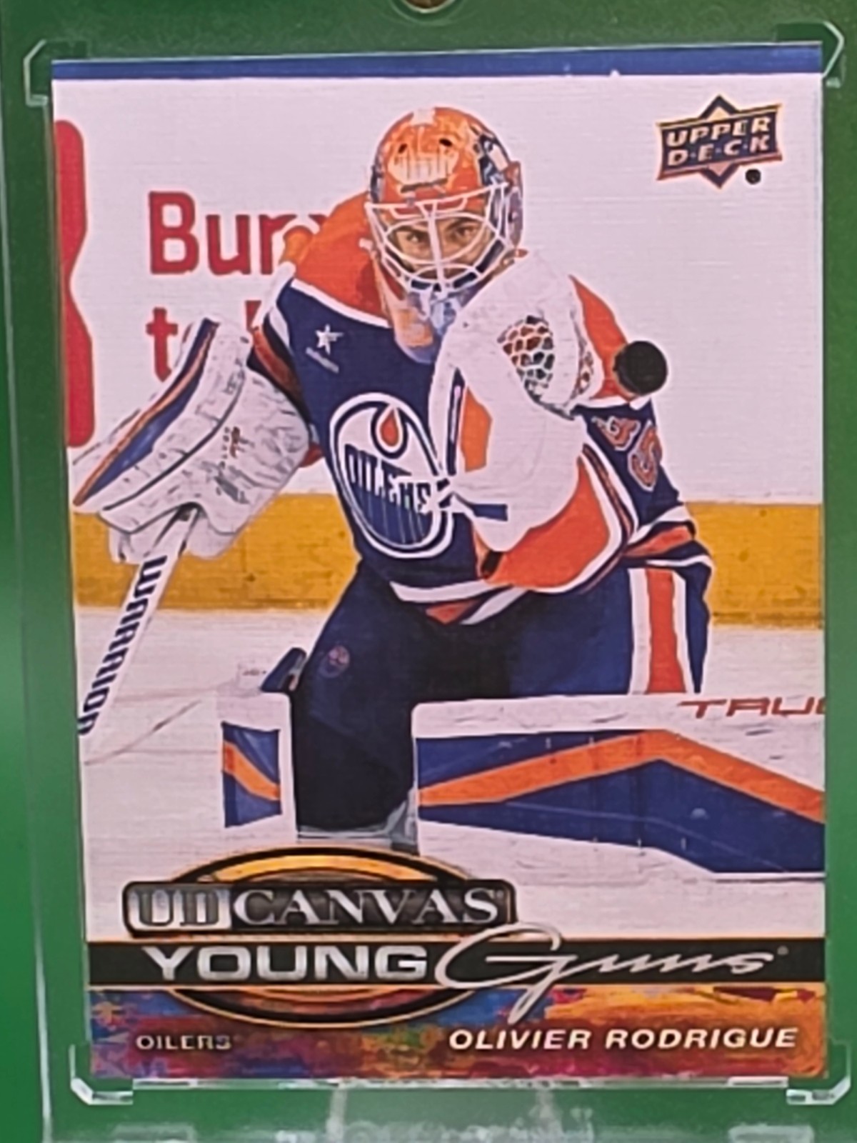 2025-26 Upper Deck Series 1 OLIVIER RODRIGUE Young Guns #203 Edmonton Oilers.