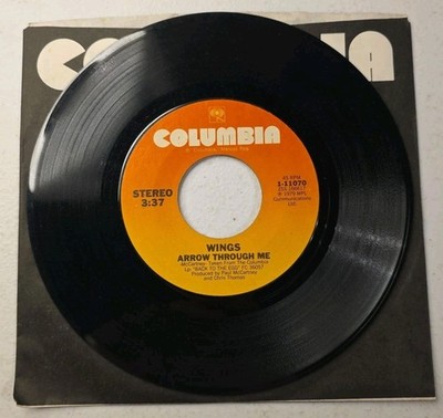 PAUL McCARTNEY  Arrow Through Me / Old Siam Sir 45  THE BEATLES