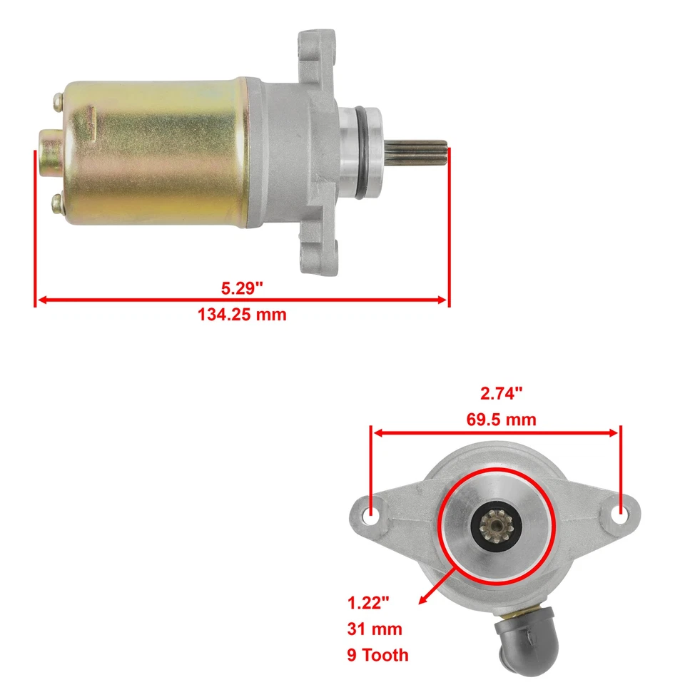 Solenoide de arranque y relé para Yamaha Badger 80 YFM80 1985-1988 1992-2001 ATV nuevo Foto 2 de 4
