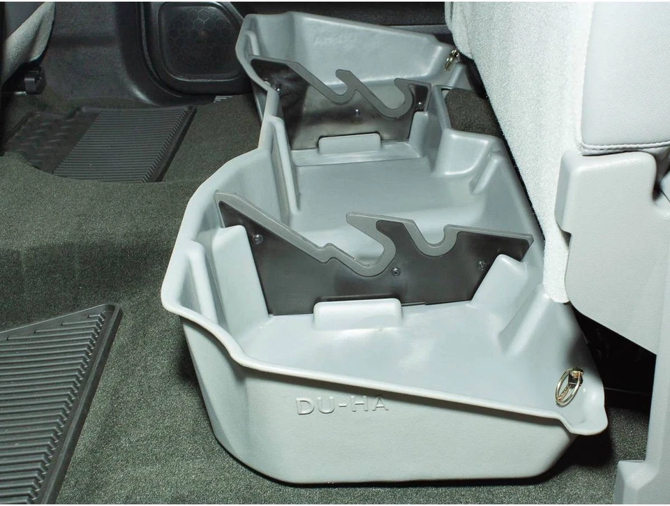 DU-HA Black Underseat Storage Case Fits 2014-2018 Silverado/Sierra 1500 Crew Cab - Image 3 of 4