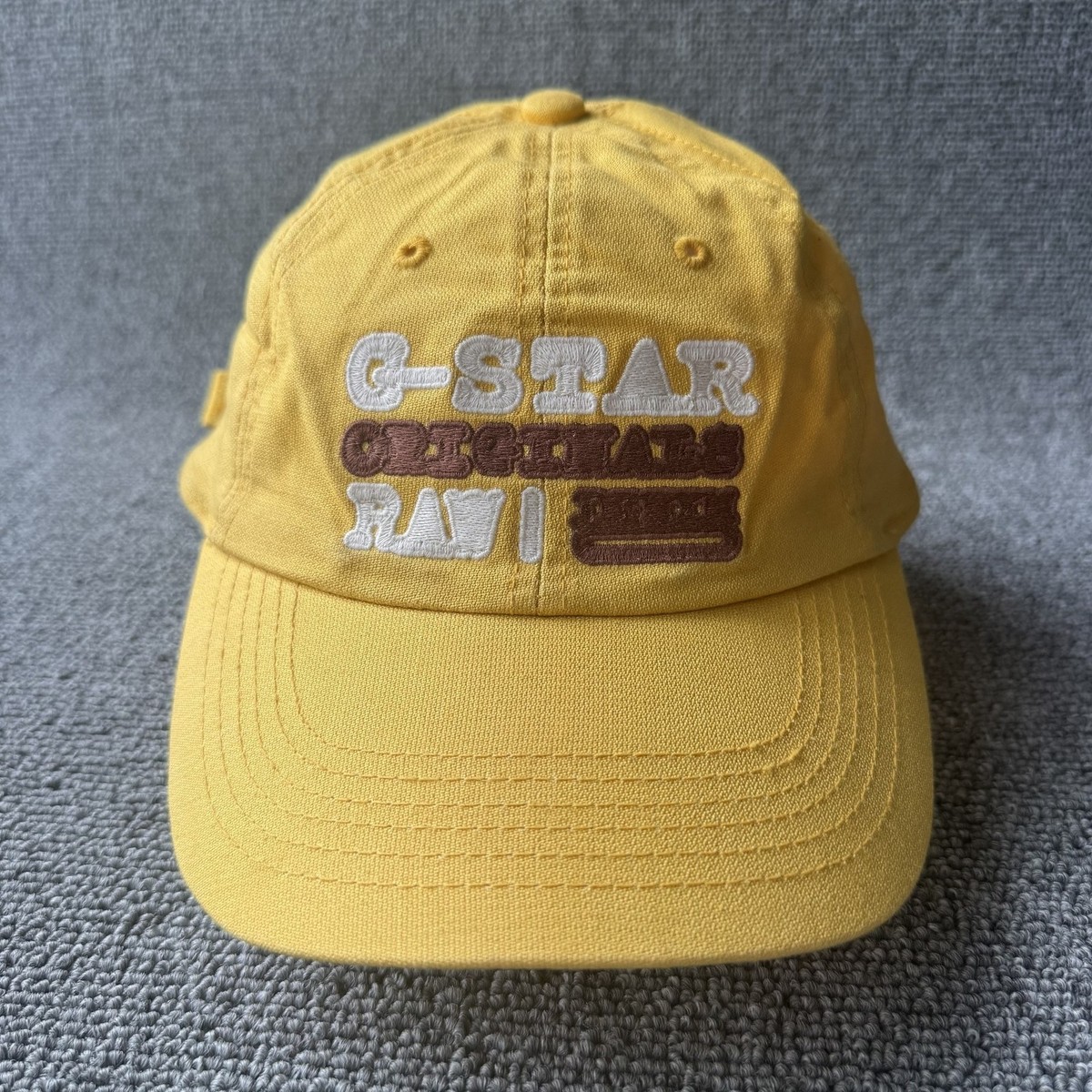 G STAR RAW Originals Dad Hat Strapback Yellow Size 02 Cap