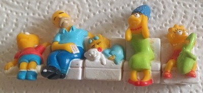 The Simpsons Auf Dem Sofa Matt Groening 1991 Marge Homer Lisa Maggie Bart