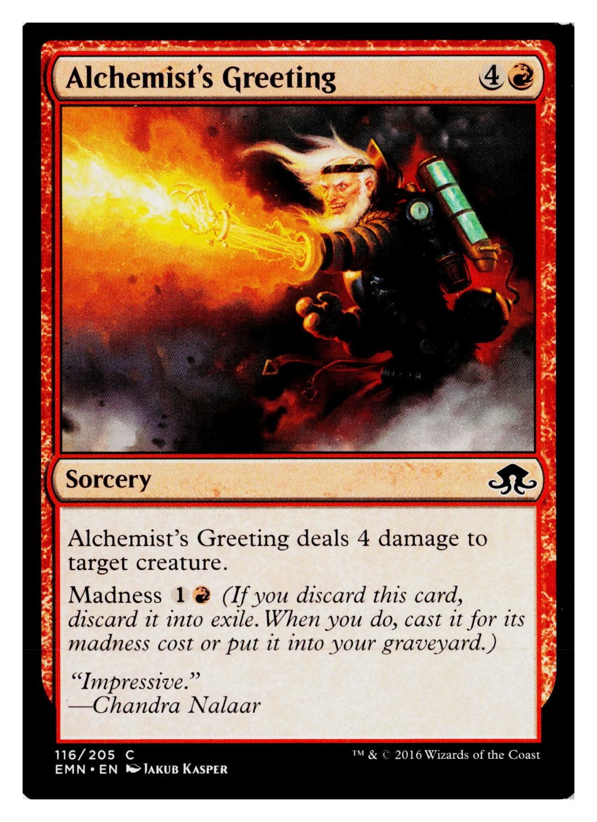 Alchemist's Greeting 116 Common Eldritch Moon Magic: The Gathering Near Mint