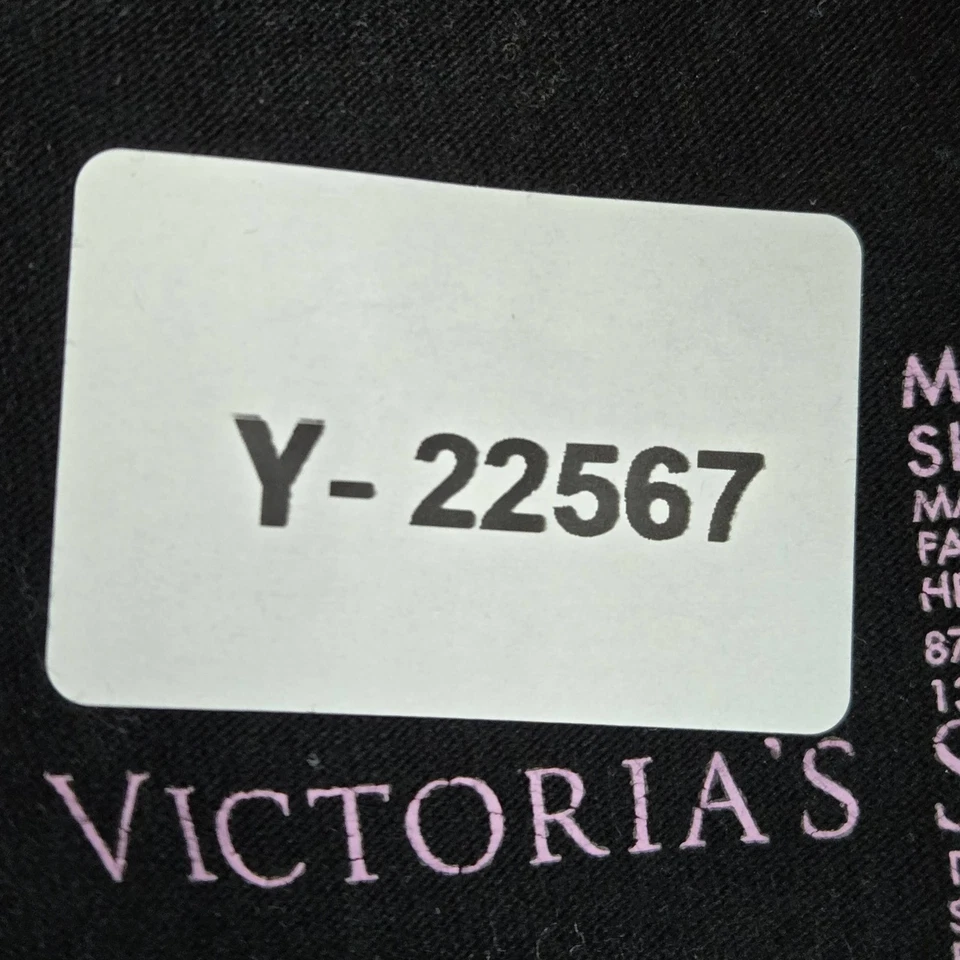 Victoria's Secret Women Legging M/MEDIUM SHORT Black Logo 28" Inseam - Image 2 of 4