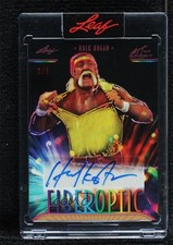 2023 Leaf Art of Sport Purple Spectrum Holofoil 2/5 Hulk Hogan #F-HH1 Auto ru4
