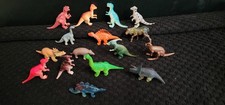 Mini Dinosaur Lot Of 16 Plastic Great Condition