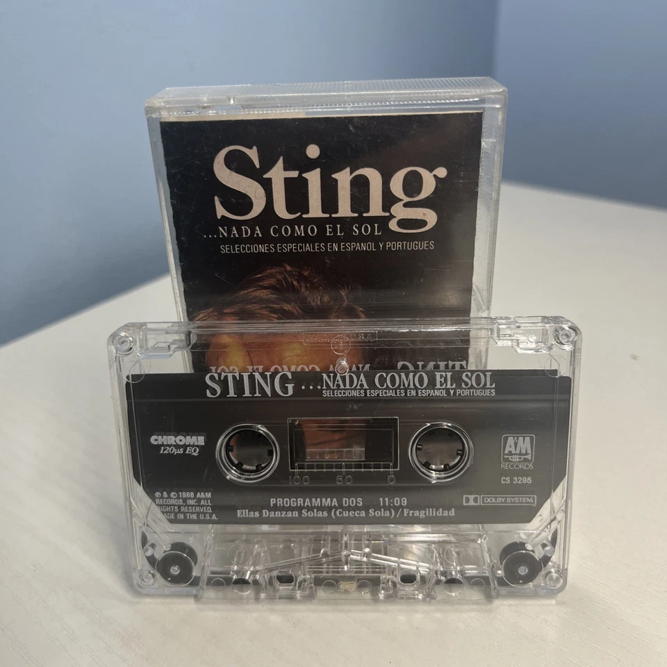 STING - NADA COMO EL SOL - CASSETTE TAPE - Image 2 of 3