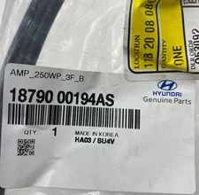 Hyundai  Genuine Parts 18790-00194-AS Amp 250WP 3F B 18790-00194-AS