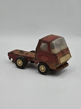 Vintage Tonka Red Tractor Truck Cab Semi Tandem Pressed Steel Metal Toy Hauler