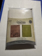 Sizzix 656647 Tim Holtz Alterations Collection Texture Fades Embossing Folder