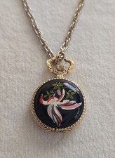 Vintage Lady Byron Swiss 17Jewel Manual Wind Pendant Watch