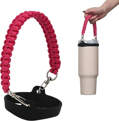 #ad Water Bottle Handle Strap Compatible with Stanley Water Bottle Paracord Hand $14.99