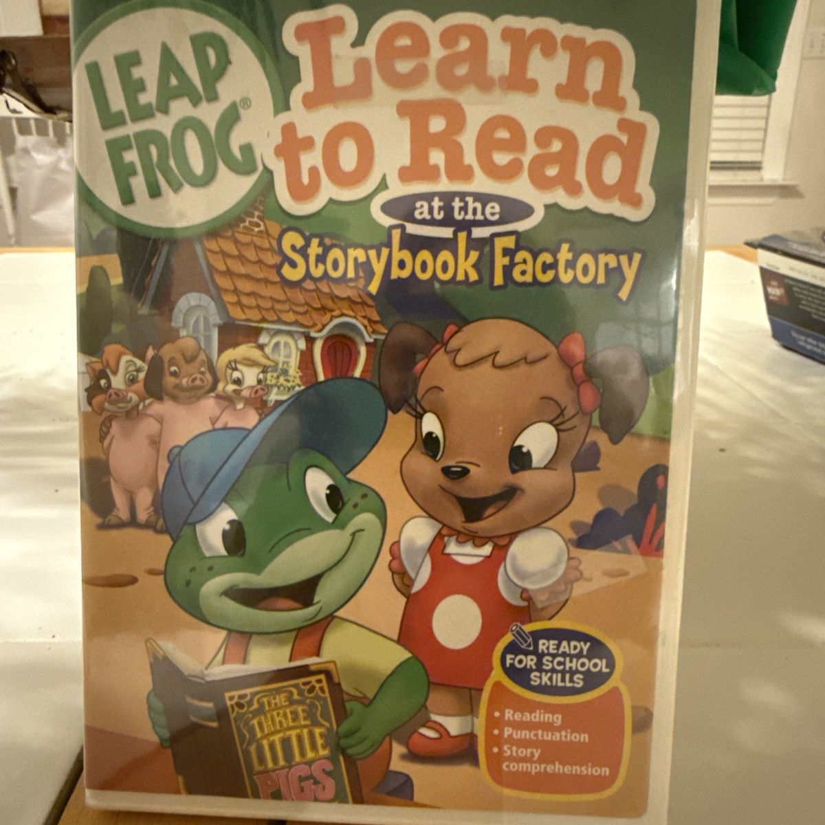 LeapFrog: Learn to Read at the Storybook Factory (DVD, 2005) for