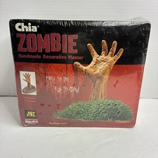Chia Pet Zombie Restless Arm Halloween Planter New Sealed 2014 Horror Decor