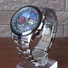 Condition CASIO EDIFICE EQW M1001 Radio Solar Chronograph Men's Watch with Box a