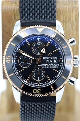 Breitling Superocean Heritage II 44mm Steel & Rose Gold Chronograph Watch U13313