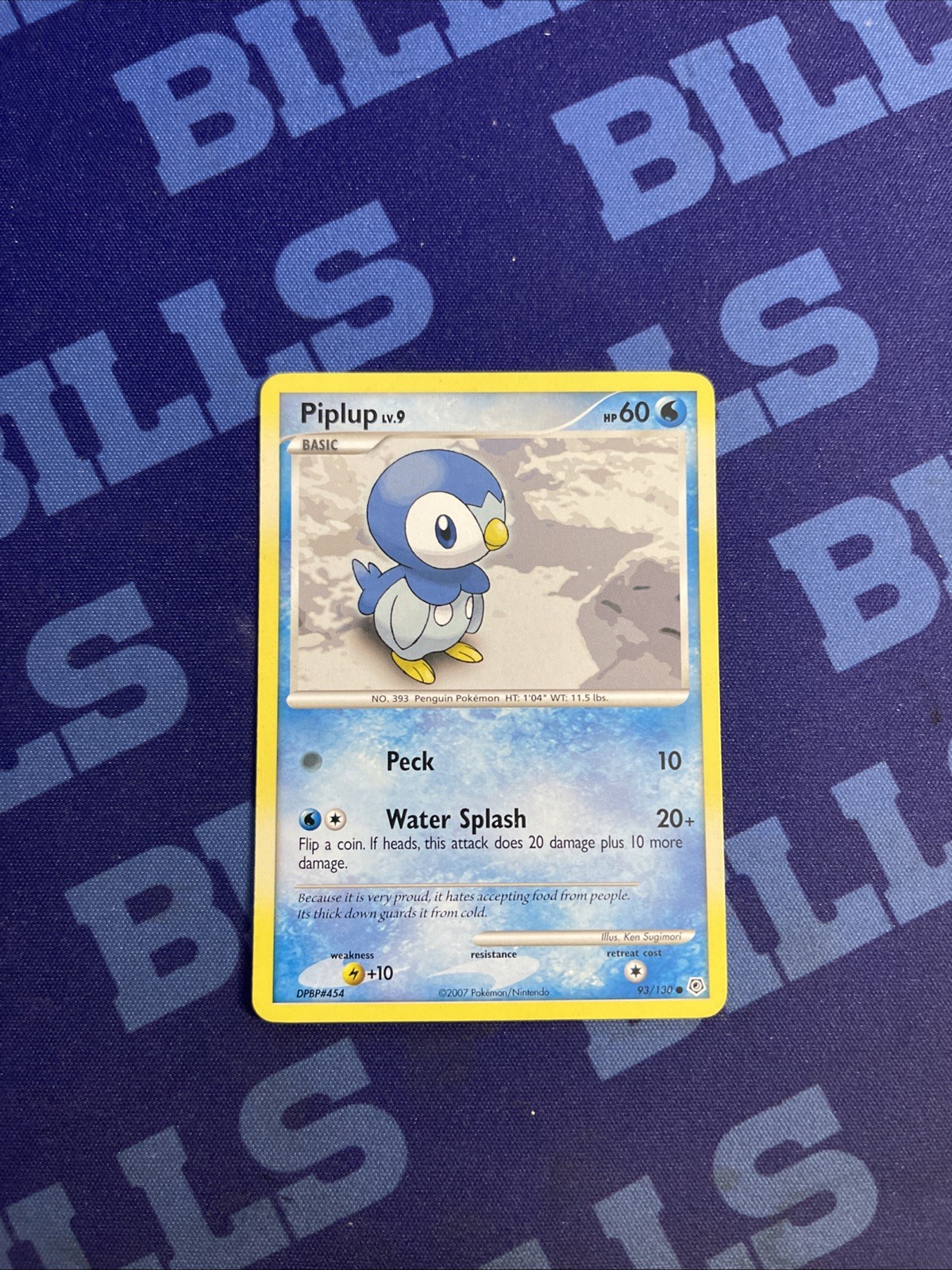 Pokemon Piplup 93/130 Diamond & Pearl LP