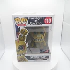 Funko Pop! Five Nights at Freddy's Springtrap GameStop #110 Free Protector
