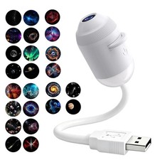 2-in-1 Galaxy Projector Night Light Starry Sky Projector High Resolution Bedroom