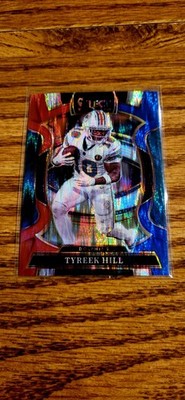 2025 Panini Select Tyreek Hill #83 Red Blue Shock Concourse