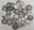 $20 Face Value Walking Liberty Unsearched Half Dollar .50c Silver Coins