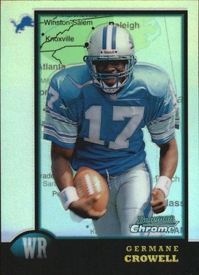 A8202- 1998 Bowman Chrome Football Insert Karten -You Pick-