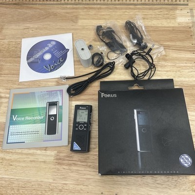 Forus Voice Recorder FSV-510 Plus Digital 128MB Handheld TESTED & WORKING