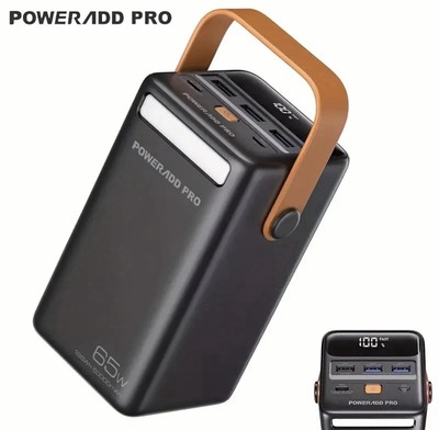 Big Power Bank 50000mAh for any use at travelling PD 65W USB C