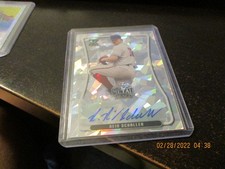 reid schaller rookie auto metal draft 2020 cracked ice  crystals