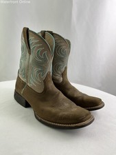 Ariat Youth Storm Western Boots Size 5 Metallic Bronze 10038443