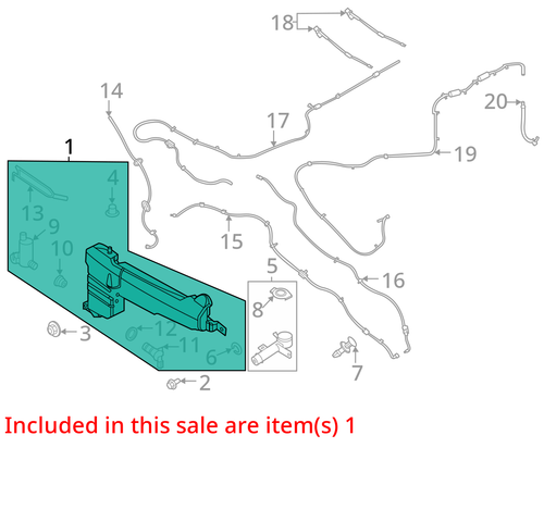 Wash Reservoir Fits 20 AVIATOR 10251675 - Bild 4 von 11