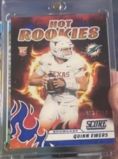 Quinn Ewers Hot Rookies Showcase /100 2025 Panini Score #8 Miami Dolphins
