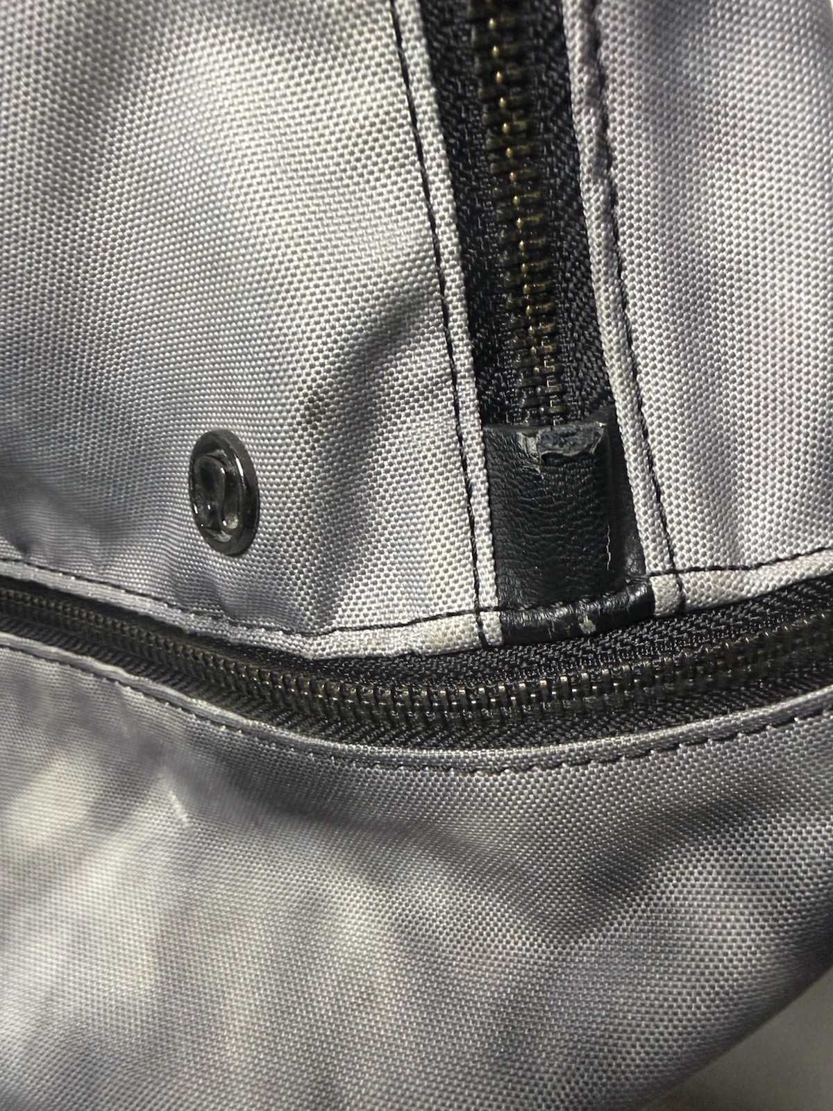 Lululemon Gray Geometric Backpack Adjustable Stra… - image 4