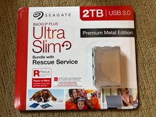 Seagate Backup Plus Ultra Slim 2tb USB 3.0 Hard Drive STEH2000600