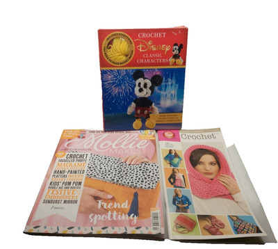 Disney Crochet Kit Mickey Mouse + I Taught Myself to Crochet + Mollie Makes