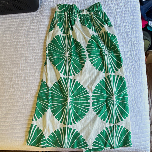 Banana Republic, Banana Republic Women’s Geometric Straight Pencil Long Skirt Elastic Pull On S