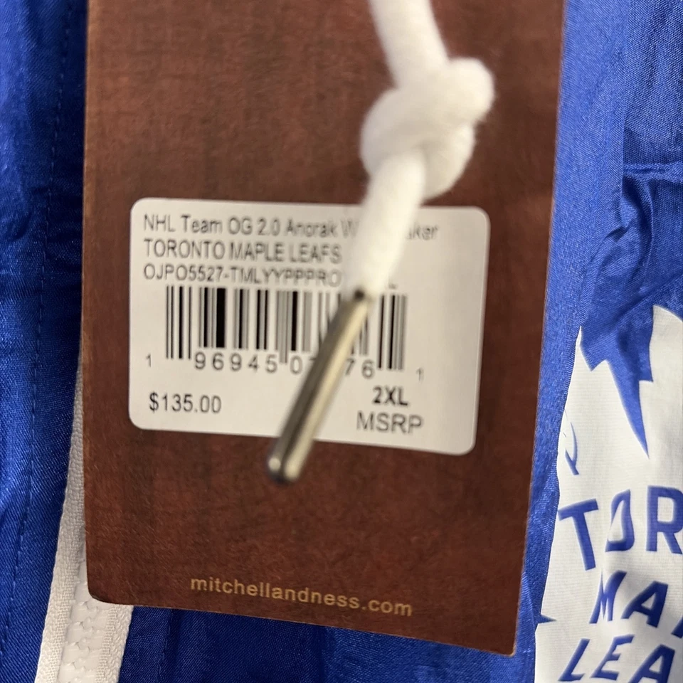 Toronto Maple Leafs Jacket Nwt Xxl Mitchell And Ness - Image 2 of 4