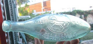 Rare 10oz torpedo PIVOT KALGOORLIE Rampant horse trademark Western Australia