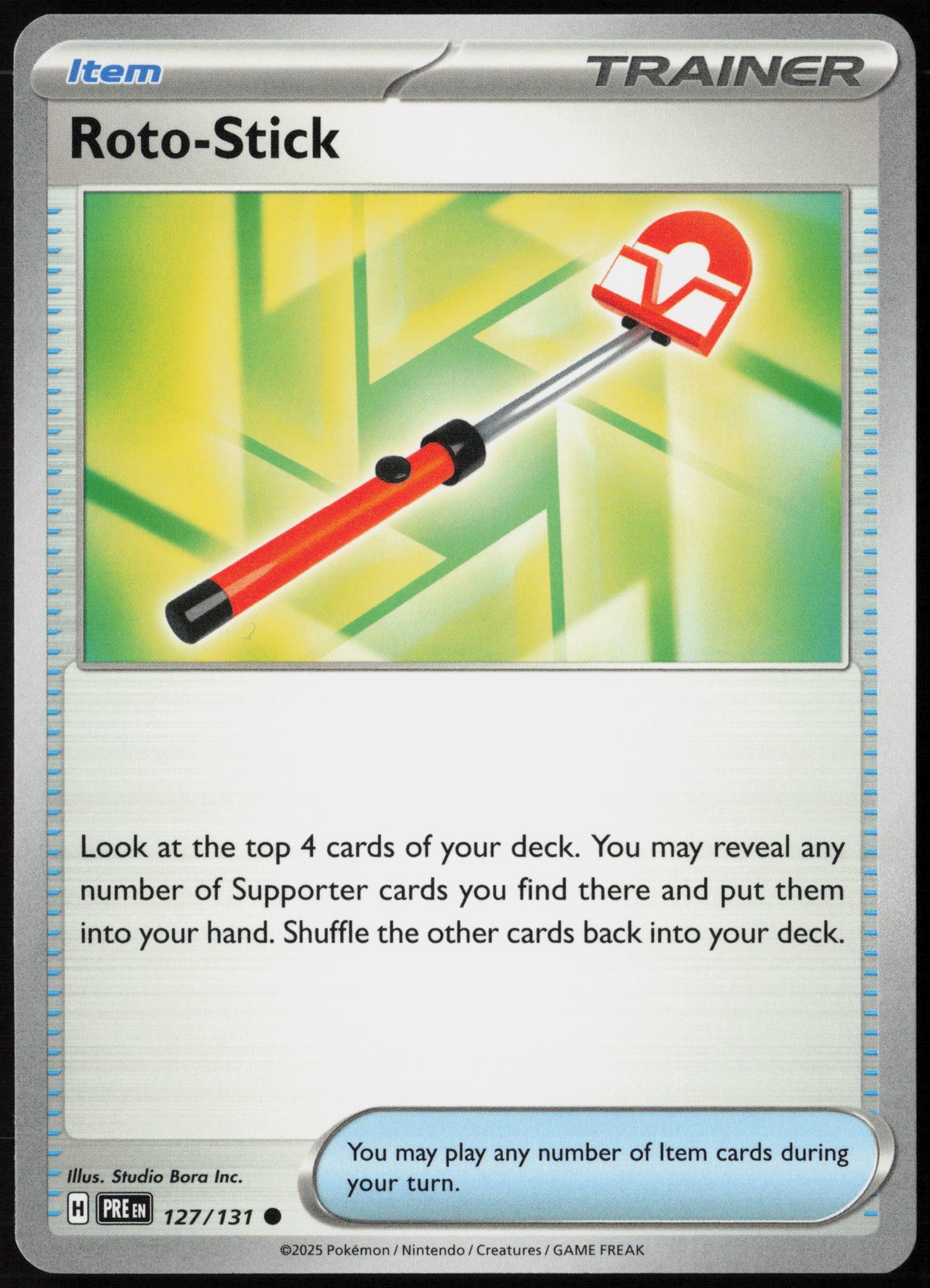 Roto-Stick 127/131 SV: Prismatic Evolutions Common EN Pokemon NM