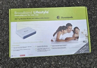 WLAN Router DYNAMODE ADSL BR-6004 W-G1, 802.11g Breitband Life Style. 