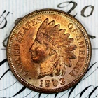 * 1903 * NEAR+ GEM BU MS INDIAN HEAD PENNY * FROM ORIGINAL COLLECTION