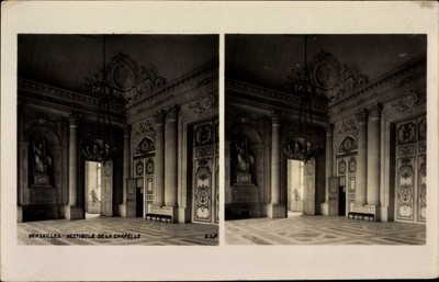 Stereo Ak Versailles Yvelines, Vestibule de la Chapelle - 2903821