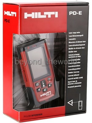 Hilti PD-E laser meter with integrated viewfinder for measurements 200m/650ft