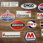 StickerS Amoco Marathon American Oil Columbus McKinnon OXY Oil Field Pipeliners — photo 3