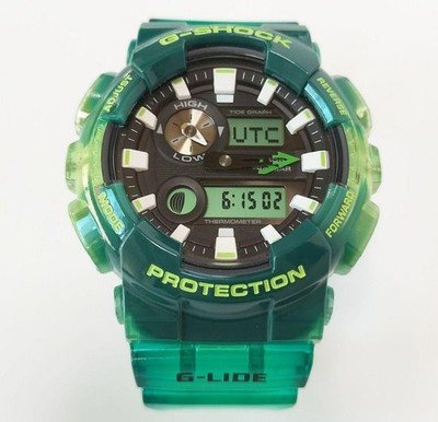CASIO G-SHOCK GAX-100MSA-3A Herrenuhr Grün Skelett