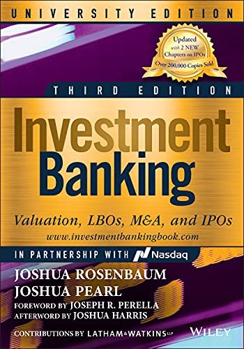 Investment Banking by Joshua Rosenbaum, Joshua Pearl - 9781119823377 - Image 6