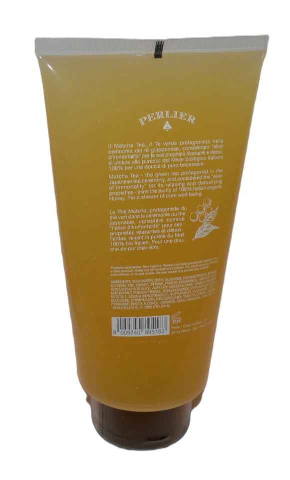Perlier Honey & Matcha Tea Bath & Shower Cream 8.4 oz Honey Miel - Image 2 of 2